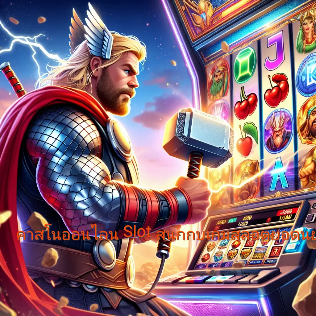 คาสิโนออนไลน์ Slot: สนุกกับเกมสล็อตยอดนิยมอันดับ 1